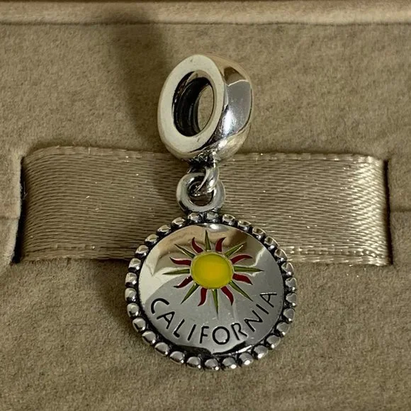 Pandora California Sun Exclusive Dangle Charm Pendant